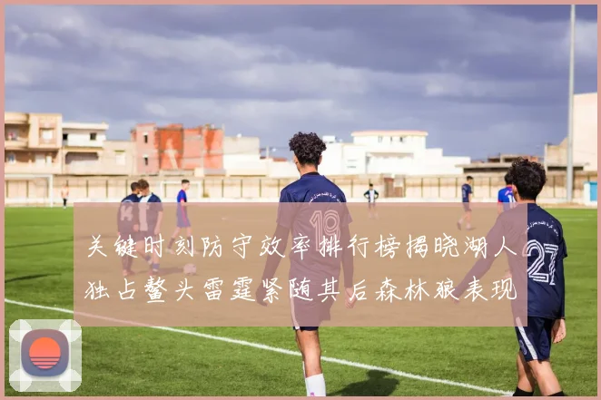 关键时刻防守效率排行榜揭晓湖人独占鳌头雷霆紧随其后森林狼表现不俗